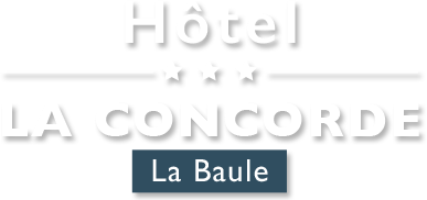 Le Plan du site de l'Hôtel 3 étoiles la Concorde à La Baule en Loire Atlantique